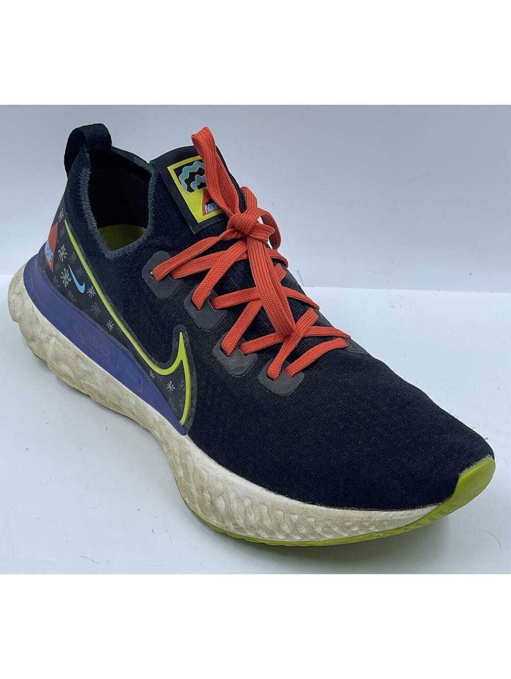 Nike React Infinity Run Flyknit Sneaker Men's Size 11 Black Shoes CZ2358-001